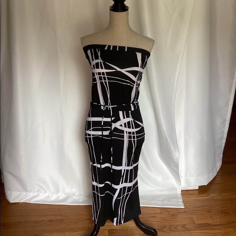 Vintage strapless dress